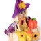 Gardenised Outdoor Fall Decor Halloween Scarecrow for Garden Ornament Sitting on Hay Bale, Straw Multicolor QI004088 - alternate 6